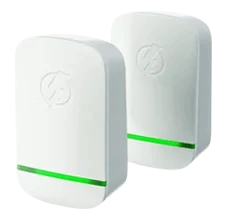 2 StopWatt devices in a transparent background